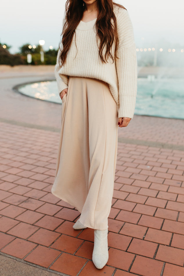 Wide Leg Woven Pant